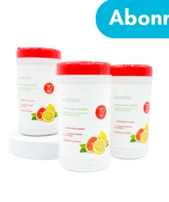 3x Boites de lingettes nettoyantes pour masque – Senteur Agrumes | Abonnement