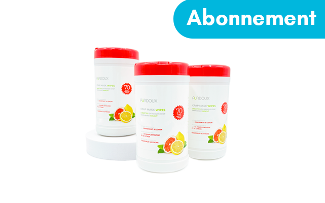 3x Boites de lingettes nettoyantes pour masque – Senteur Agrumes | Abonnement – Image 2
