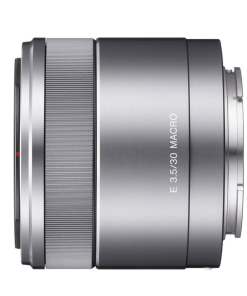 Sony Objectif Macro SEL-30M35 Monture E APS-C 30 mm F3.5,Argent