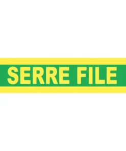 Brassard « lame » auto-enroulant Marquage : SERRE FILE